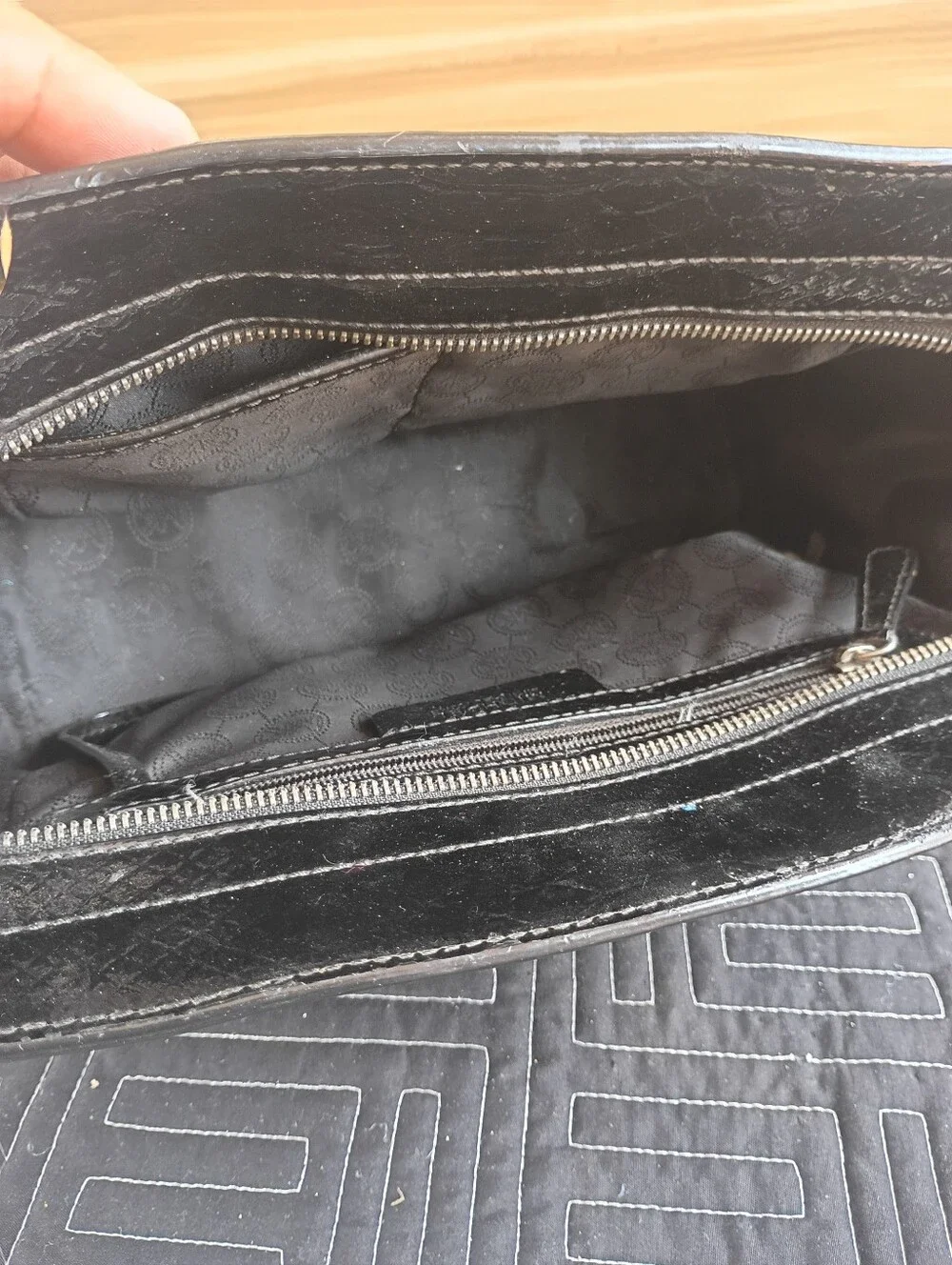 Michael Kors Selma Embossed-Leather Satchel